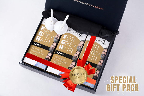 Luxury Beard Grey Hair Treatment Gift Pack | For Men’s Grooming